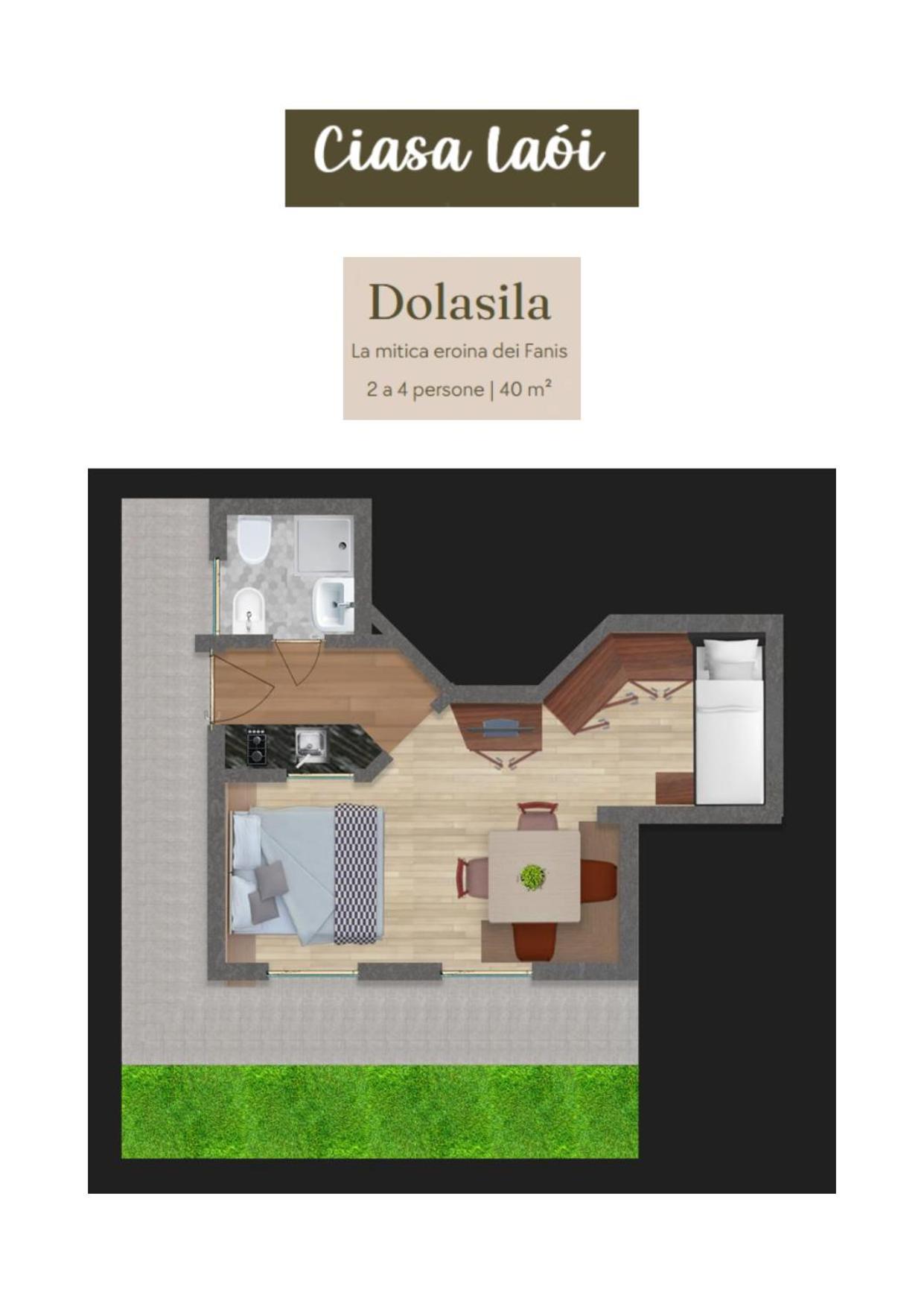 Apartment Ciasa Laoi San Cassiano  Eksteriør billede