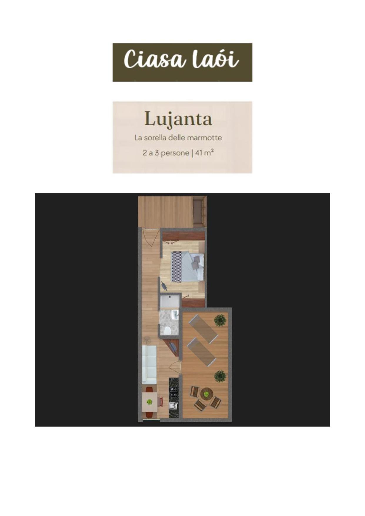 Apartment Ciasa Laoi San Cassiano  Eksteriør billede